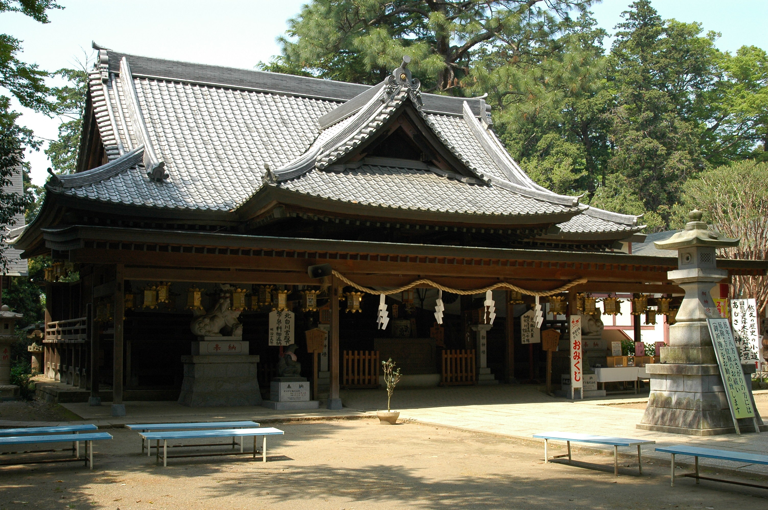 大宝八幡宮の拝殿